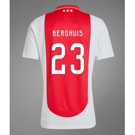 Ajax Steven Berghuis #23 Hemmakläder 2024-25 Kortärmad